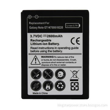 Mobile Phone Battery for Samsung Galaxy Note N7000, I9220, AT&T I717, EB615268VA, Li-ion